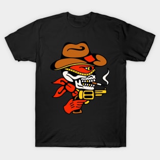 Skull cowboy bandit T-Shirt